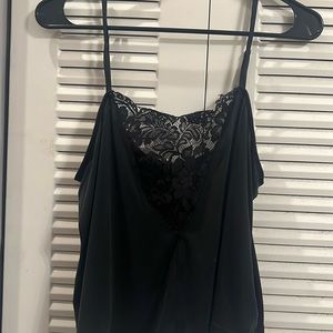 Express camisole top with sheet cutout